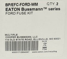 BOX OF 2 EATON BUSSMANN FORD BP/EFC-FORD WM Fuse Kit For Most Models After 2000