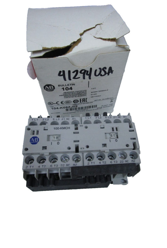 Allen Bradley 104-K09ZJ02 Reversing Contactor Ser A 24Vdc