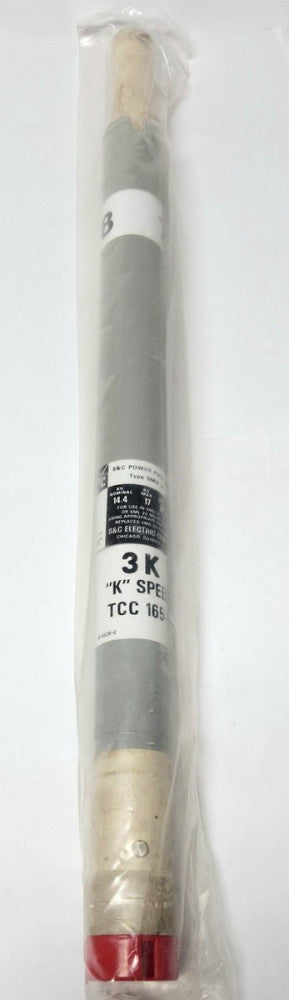 SEALED S&C Electric TCC 165-1 SMU-20 POWER FUSE UNIT 3K "K" SPEED 17 KV 22,400