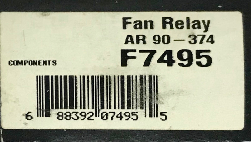 CAM STAT AR90 374 FAN RELAY F7495 AR 90-374 8/12/19 AMP 208/240 VAC