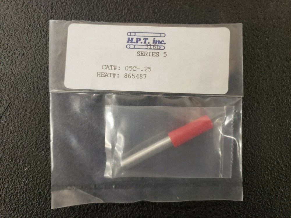 NEW, HPT INC, 05C- .25, Tubular Fitting, End Cap, .250" (.035"), 25 in Ra, CFOS