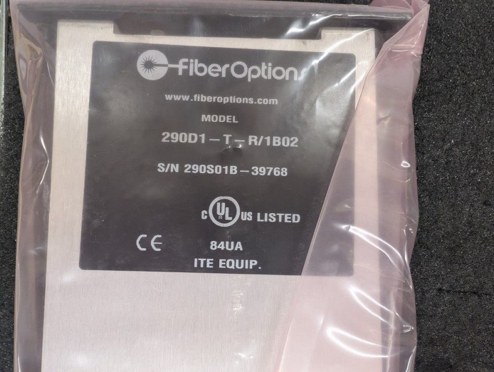 New, Fiber Options, 290D1-T-R/1B02, TWO-WAY RS485 DATA TWO-WIRE TRANSMITTER 