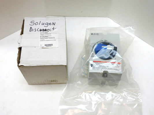 Eaton ER53030UPGB Rotary Disconnect Enclosed Non Fusible 600VAC 30A 3 Pole