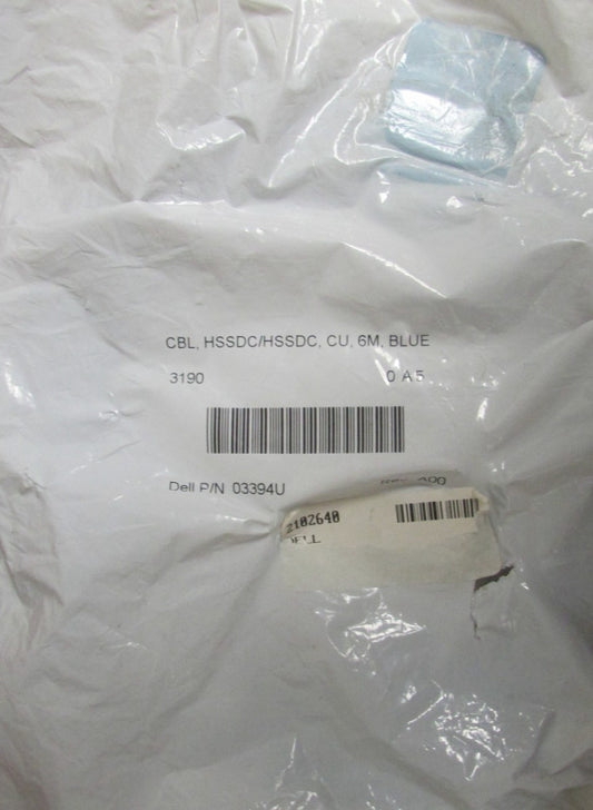 DELL 6M Blue Cable CBL HSSDC HSSDC CU 6M BLUE 
