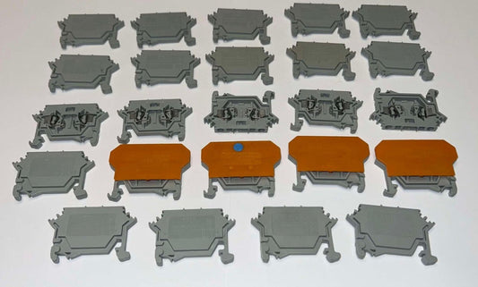 (LOT OF 24) WAGO 280 IEC 60947 7 1 400V Terminal Block