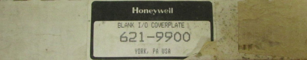 HONEYWELL 621 9900 Blank I/O Cover Plate 