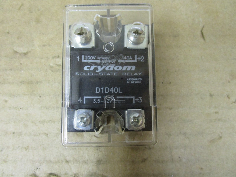 CRYDOM SOLID STATE REALY D1D40L 100V 40A