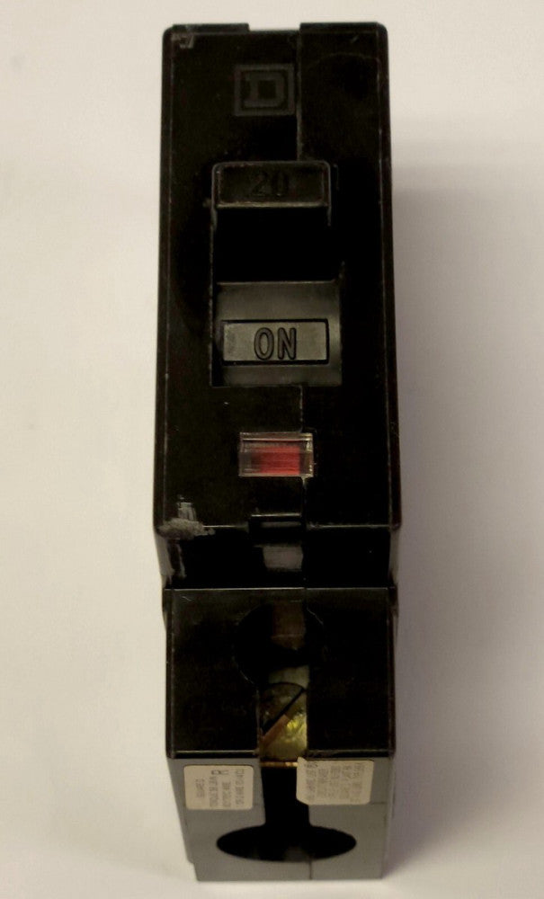 SQUARE D EHB14020 Single Pole 20 AMP Type EHB Circuit Breaker 277 480 VAC