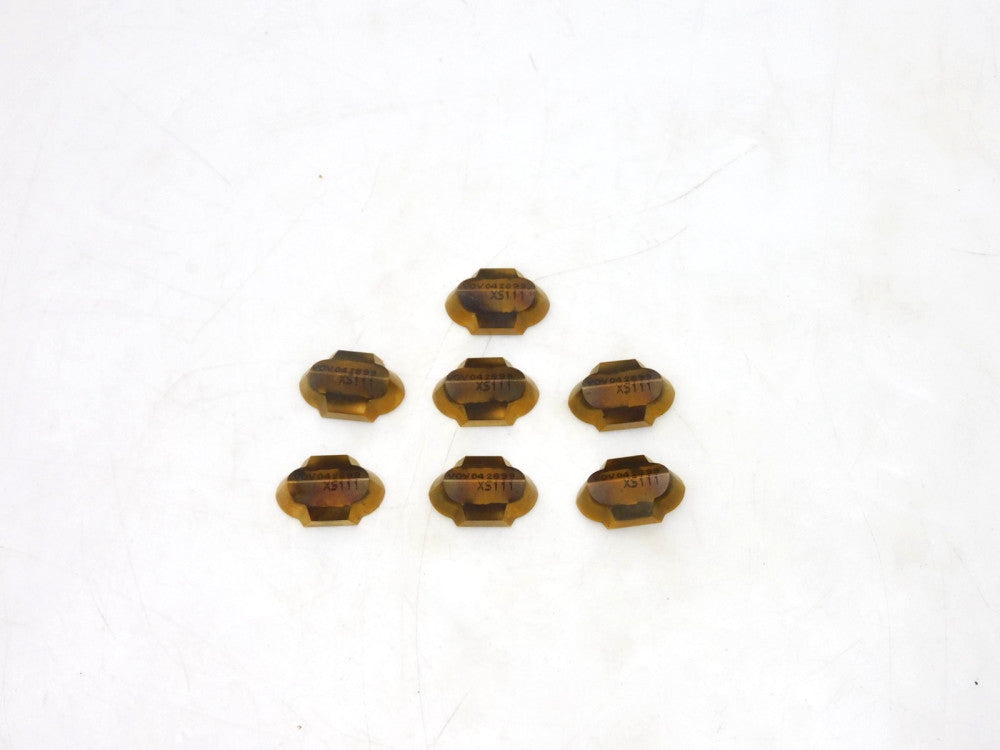 VALENITE VOV042899 XS111 CARBIDE INSERT LOT OF 7