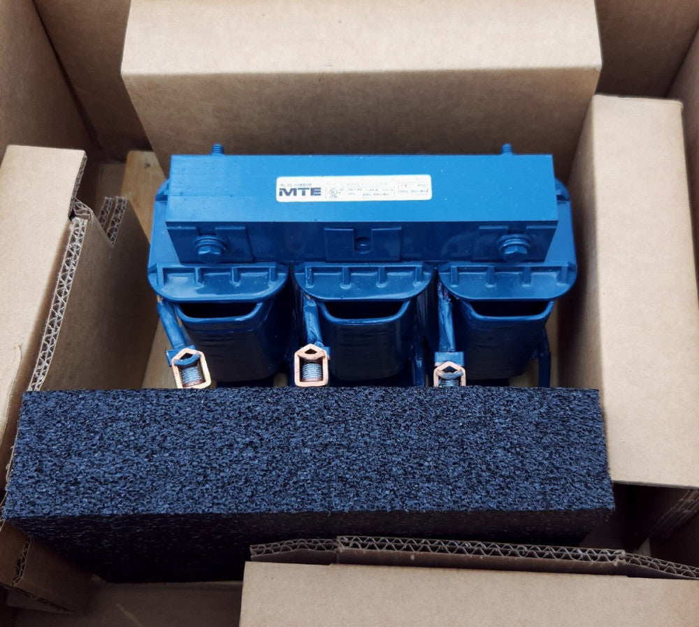 MTE RLW 005505 AC Line Reactor 0.75 MH 52 AMP 3 Phase 600 VAC