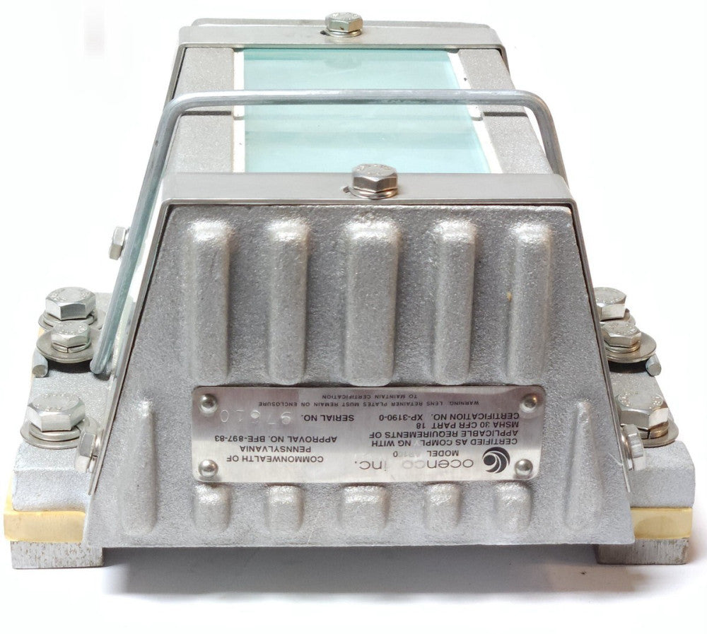 OCENCO AR-100 MODEL AR100 MSHA APPROVED MINING MACHINE Light Assembly Explosion