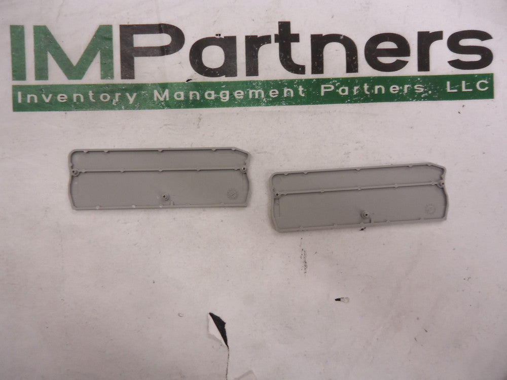 3030527, Phoenix Contact, END COVER GRAY, BRAND NEW! 4 PIECES!