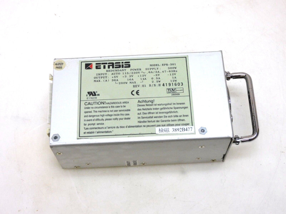 ETASIS EPR-301 REDUNDANT POWER SUPPLY 300W 115-230V~6A/3A 47-63Hz