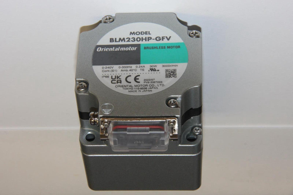 ORIENTAL MOTOR CO. BLM230HP-GFV Brushless Motor with GFV2G15SF Gearhead "NEW"