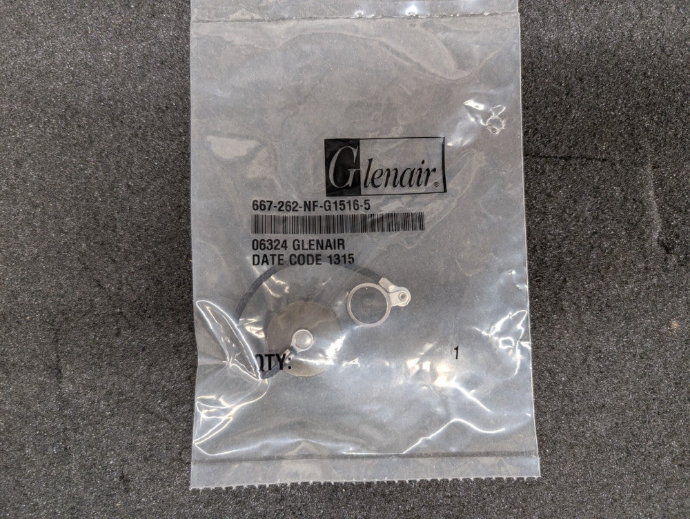 New, Glenair, 667-262-NF-G1516-5, RECEPTACLE COVER FOR 805 MM