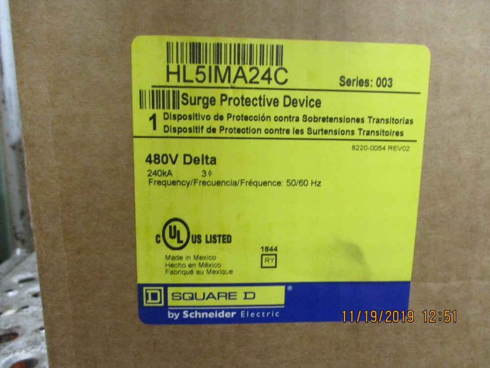 SQUARE D- HL5IMA24C - Surge Protect-IMA-HL-240kA-480VAC Delta