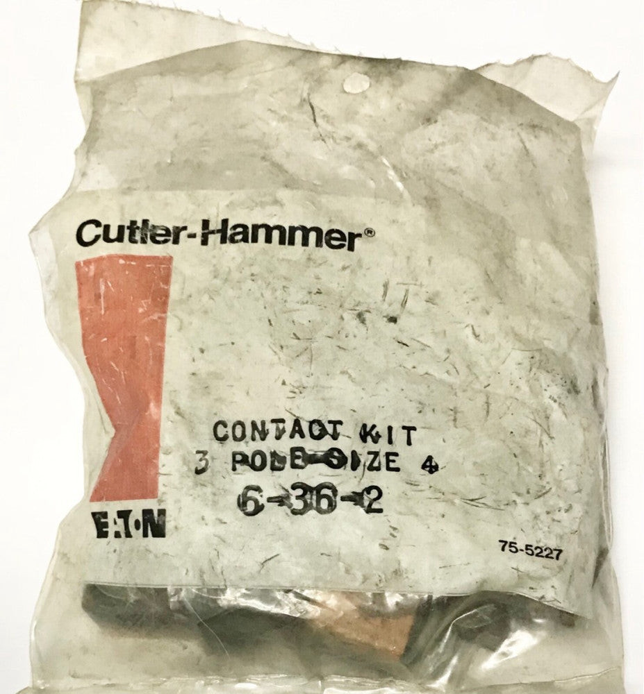 EATON CUTLER HAMMER 6-36-2 Size 4 Citation Freedom Series Contact Kit 6 36 2