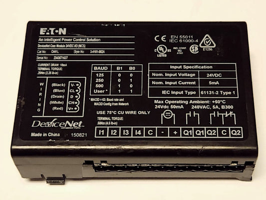 EATON C441L C440 Device Net Communications Module 24 VDC I/O MCS