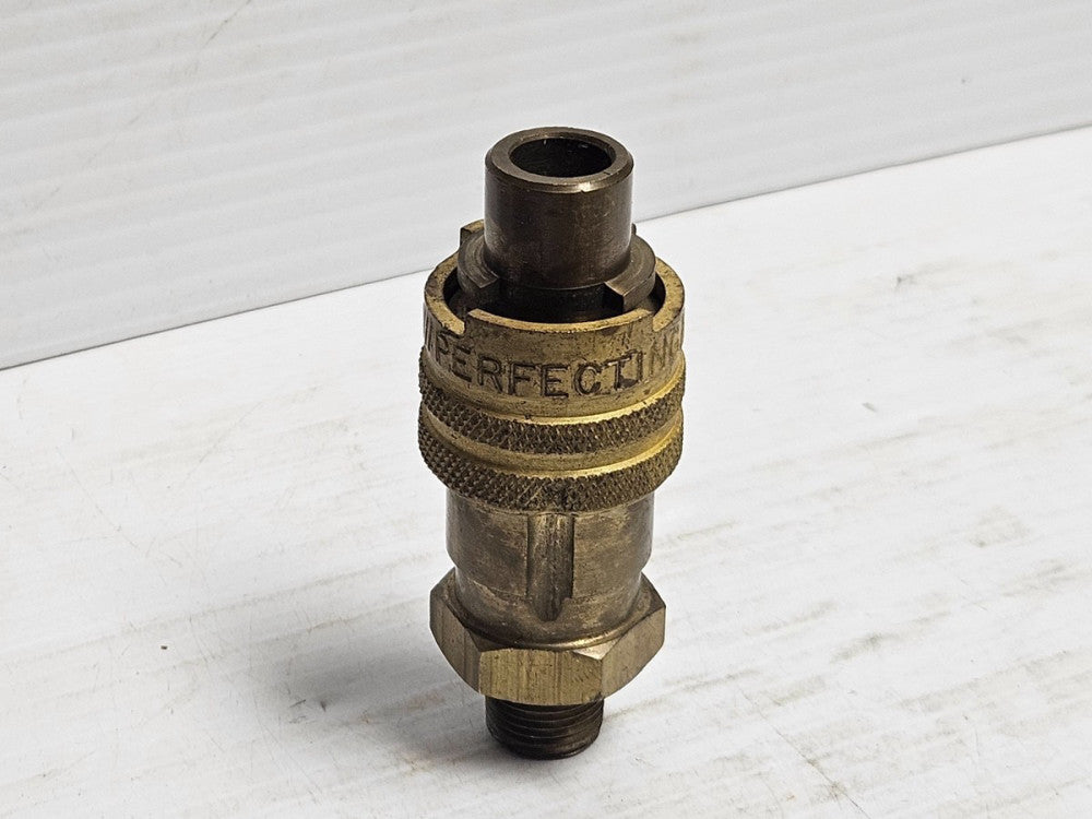PERFECTING MALE BRASS PNEUMATIC QUICK CONNECT THREADED COUPLER 3/4" NPT
