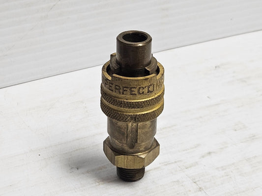 PERFECTING MALE BRASS PNEUMATIC QUICK CONNECT THREADED COUPLER 3/4" NPT