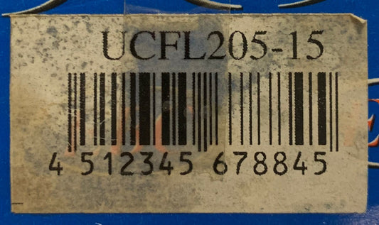 EBC UCFL205 15 EL205 15/16" Flange Bearing