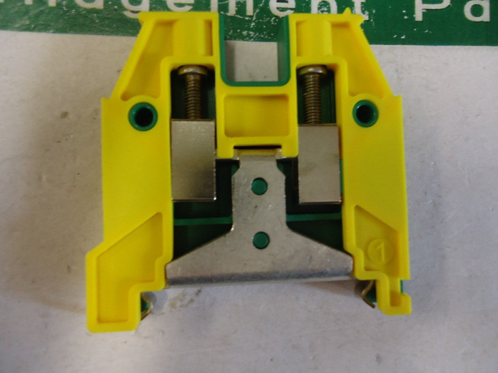 1492-WG6, Allen Bradley, Terminal Block, Green/Yellow, 22-10AWG, BRAND NEW!