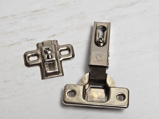 NEW FERRARI CABINET HINGE BH010-95 W/ SLIDE ON MOUNT PLATE
