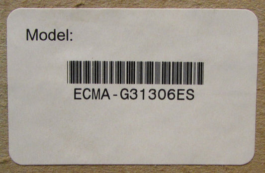 DELTA ECMA G31306ES .6 KW 4.8 Amp 110V AC Servo Motor 1000 r/min