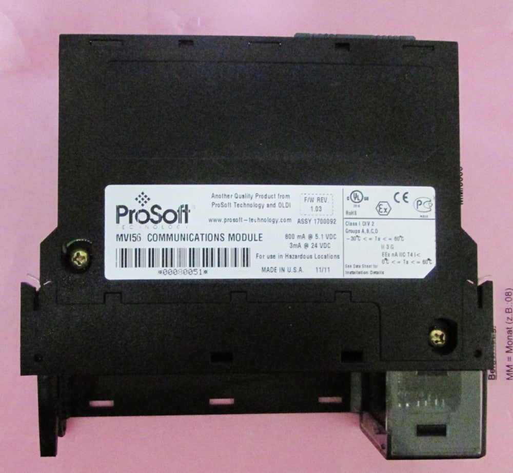 ALLEN BRADLEY  ProSoft MVI56 Communications Module 