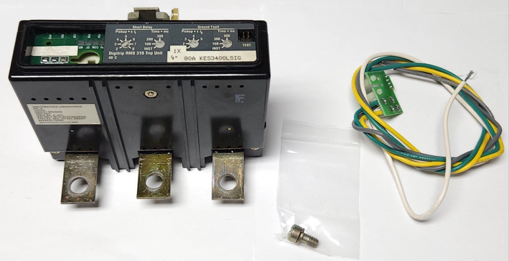 EATON CUTLER HAMMER KES3400LSIG K Frame 400 AMP Ground Fault TRIP Unit 1482D07G0
