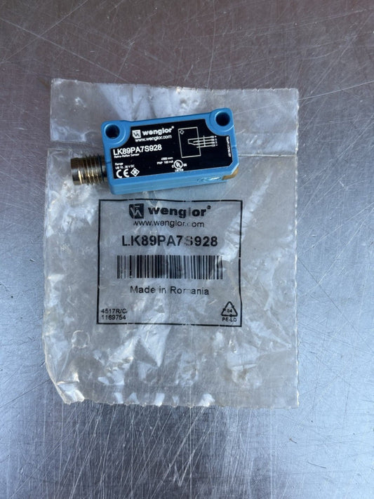 Wenglor LK89PA7S928 Retro-Reflective Sensor - New Opened