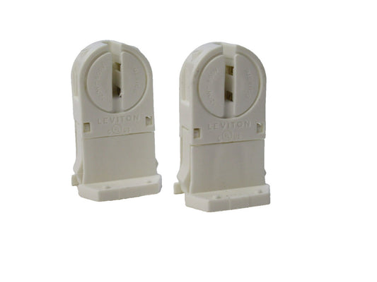 (NEW -Lot of 2) LEVITON CL-10030 , CL10030 T5 Turn-Type Lampholder Bi-Pin Socket