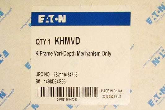 EATON CUTLER HAMMER KHMVD K Frame KD HKD Vari Depth Oper Mechanism 1498D34G93