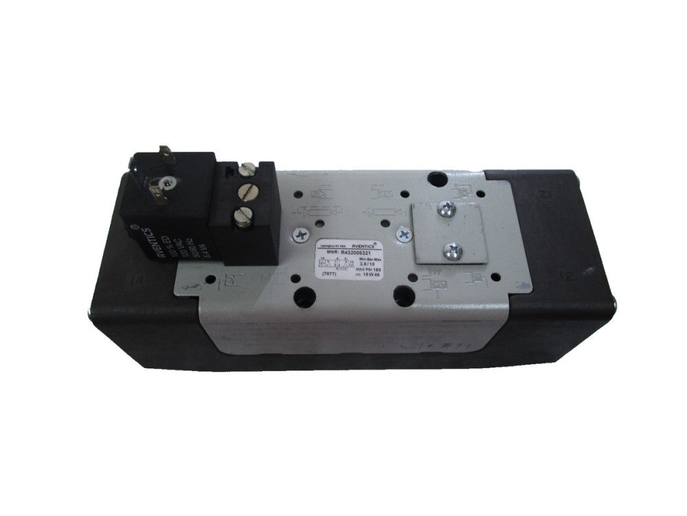 Aventics R432006321 Pneumatic Directional Valve 2.5/10 BAR 150 PSI 120Vac