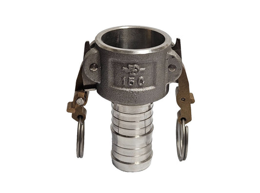 PT Coupling 15C Aluminum Male Hose Female Cam Lock Type C Coupler 1-1/2