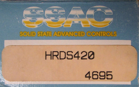 SSAC HRDS420 .2-10 Second 120VAC Solid State Timer Timing Relay