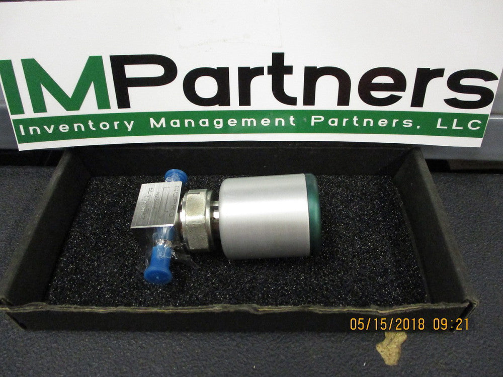 6LV-DABW4-O Nupro 316L VAR High Purity Bellows Sealed Valve, 1/4 in.  BRAND NEW!