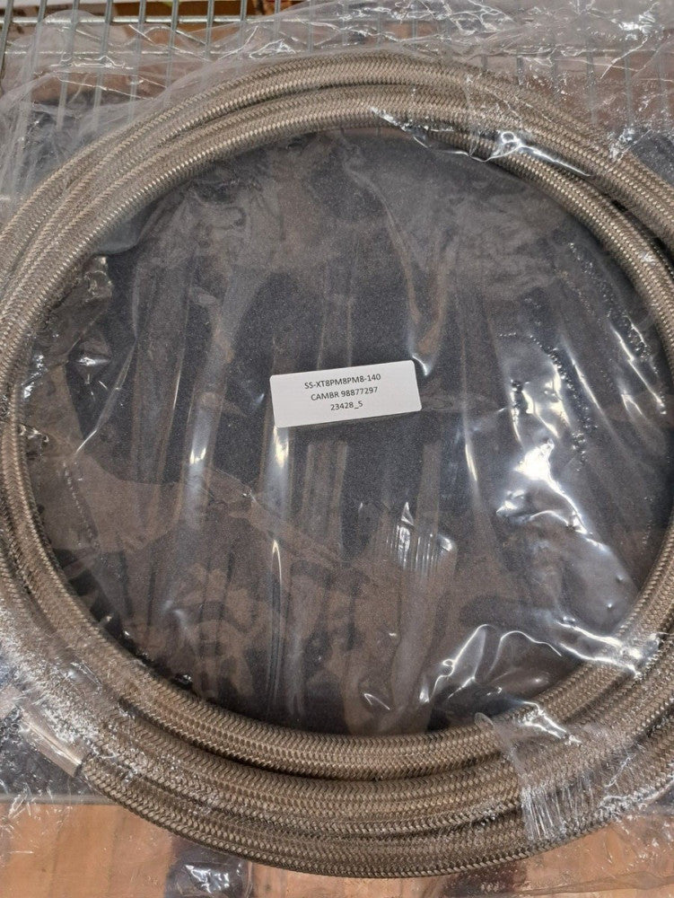 New, Swagelok, SS-XT8PM8PM8-140, Smooth Bore PTFE Hose, 1/2" MNPT X 48"