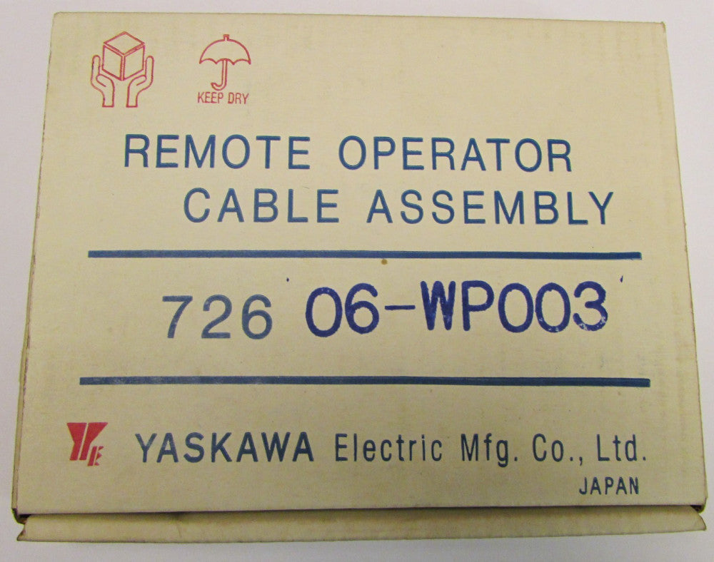 YASKAWA 726 06 WP003 Remote Operator Cable Assembly 06-WP003