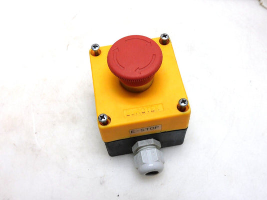EUROTEK E-STOP EMERGENGY STOP  BUTTON ENCLOSURE STATION W/ HUYU HUZB2-BE102