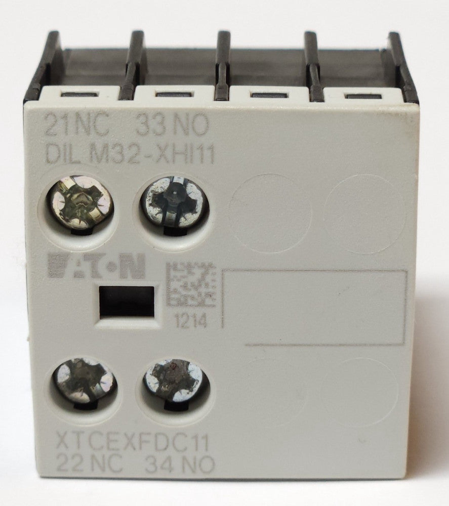 EATON MOELLER DILM32XHI11 Auxiliary Contact Block XTCEXFDC11 Module 1 NO 1 NC