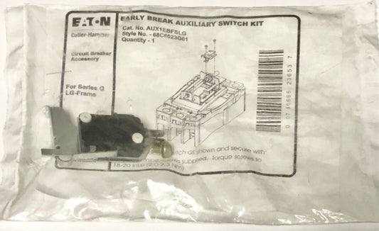 EATON CUTLER HAMMER AUX1EBFSLG LG Frame Early Break Auxiliary Switch Kit 