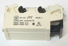 WESTINGHOUSE CUTLER HAMMER J1C 2 NO 2 NC A200 V200 Auxiliary Contact Coil Clear