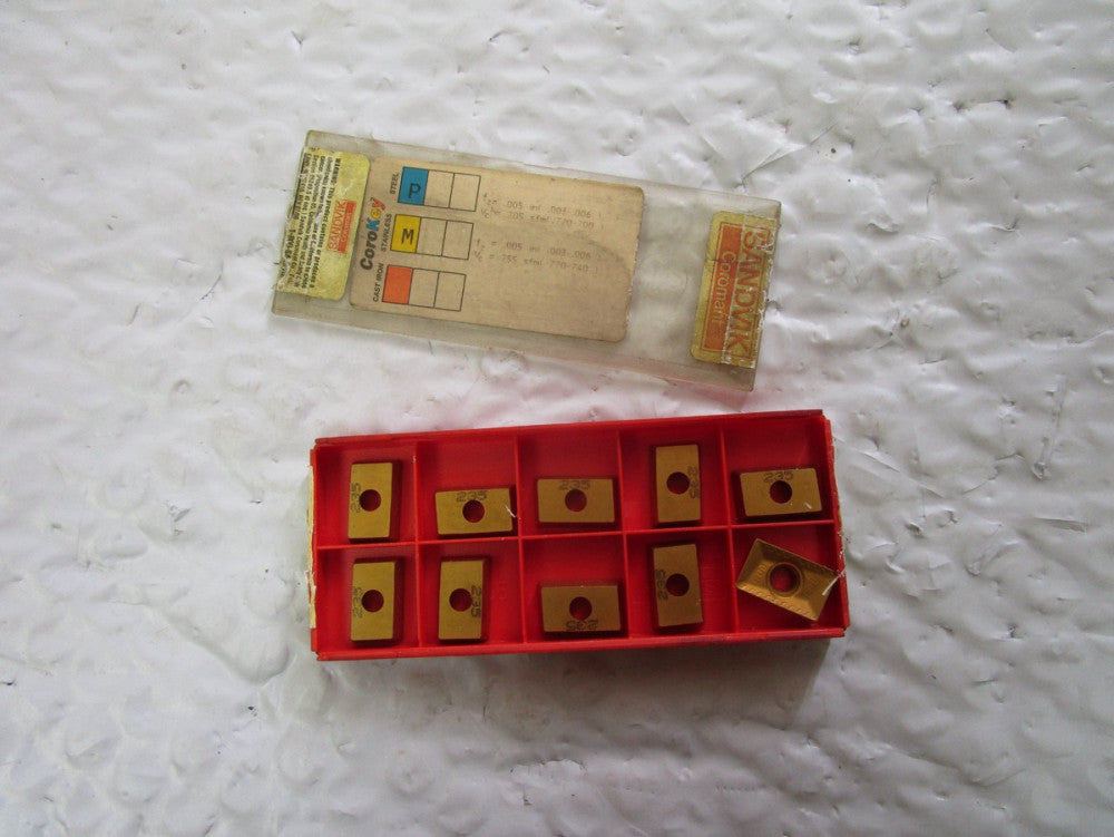 Lot Of 10 Sandvik 235 Carbide Inserts R215.44-15T308M-WL