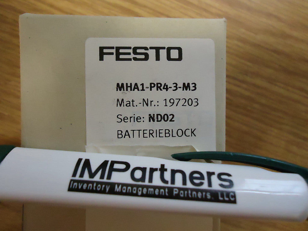 Festo MHA1-PR4-3-M3 Manifold Block. Brand New!