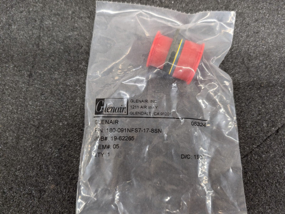 New, Glenair, 180-091NFS7-17-8SN, Connector