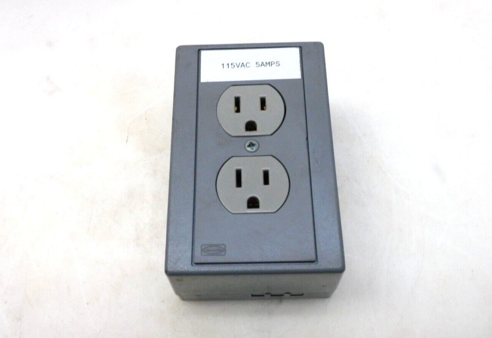 HUBBELL DRUB15 DUPLEX OUTLET 15A 125V