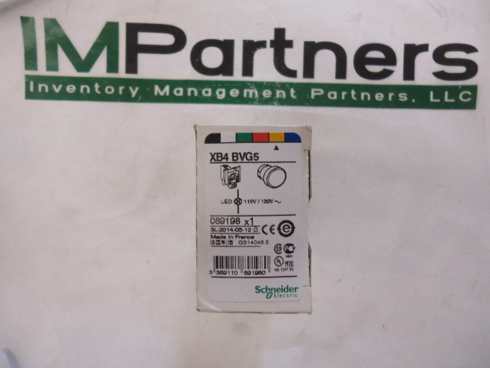 XB4BVG5, Pushbutton Light Module 120V 22mmxB4, BRAND NEW!