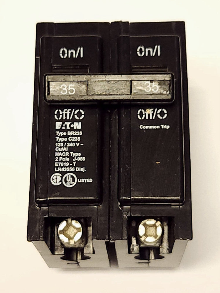 EATON CUTLER HAMMER BR235 2 Pole 35 AMP Type BR C235 Circuit Breaker