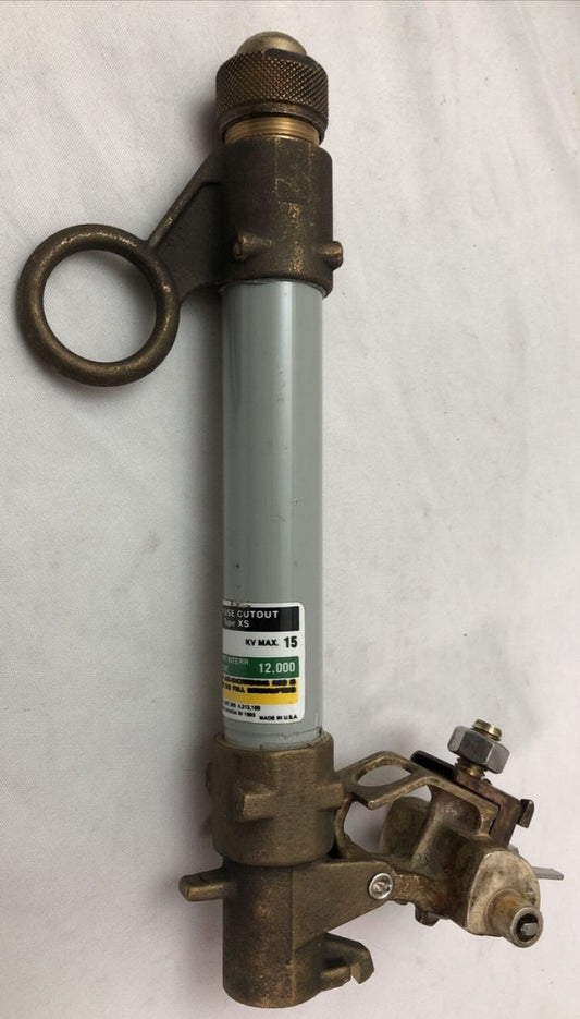 S & C FUSE CUTOUT TYPE XS KV NOM. 14.4 KV MAX 15 REPLACEMENT TUBE